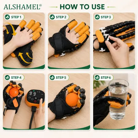Rehabilitation Robot Hand Training Glove