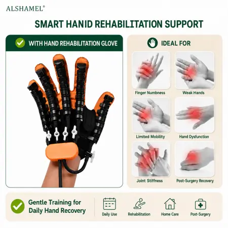 Rehabilitation Robot Hand Training Glove