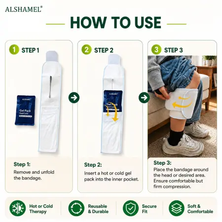 Head Cold Compress Bandage