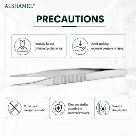 Adson Tissue Forceps, 4 1/2"