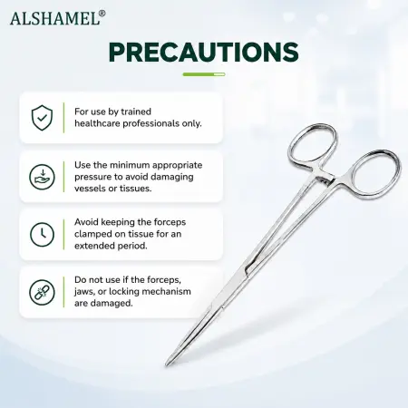 Halstead Mosquito Forceps, Straight, 5"