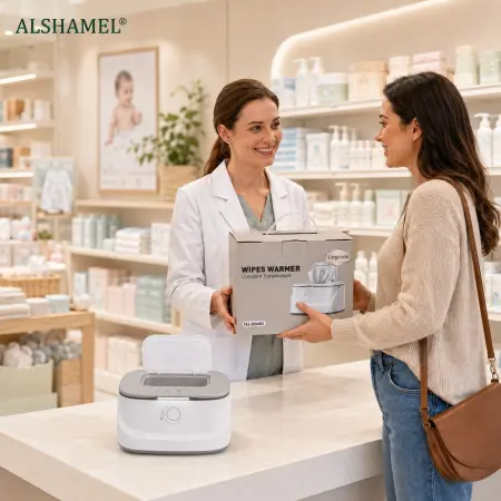 جهاز تدفئة المناديل المبللة
