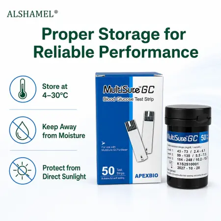 MultiSure Blood Glucose Test Strip