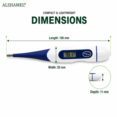 Flexible Tip Digital Thermometer