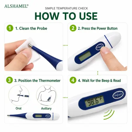 Flexible Tip Digital Thermometer