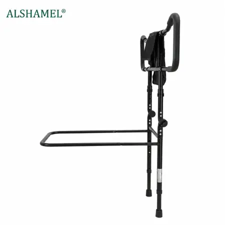 Elderly Extra-Wide Guardrail Armrest (180° Foldable + C-Buckles)