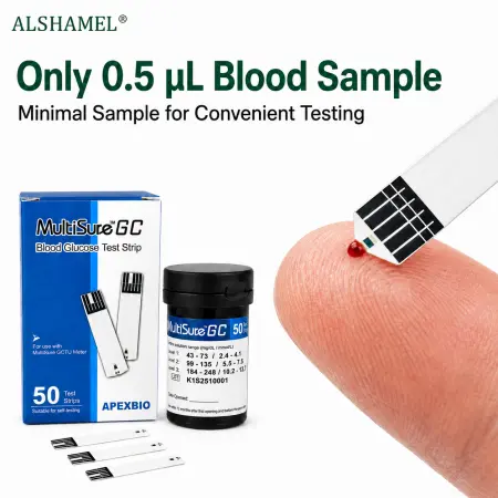 MultiSure Blood Glucose Test Strip