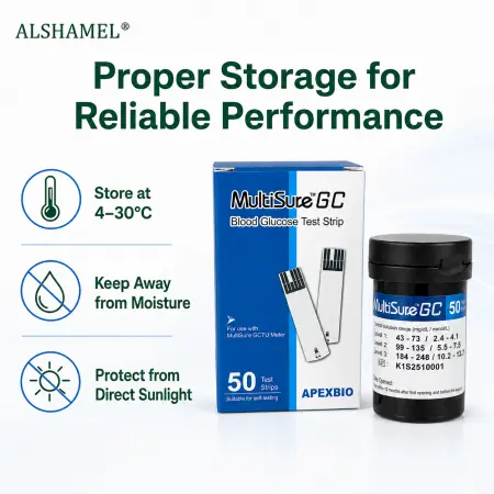 MultiSure Blood Glucose Test Strip