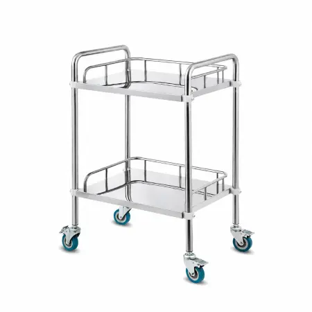 2-Tier Stainless Steel Instrument Trolley