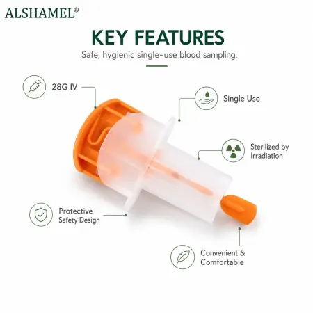Safety Lancet 28G IV
