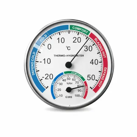 Analog Thermometer & Hygrometer Wall Mount