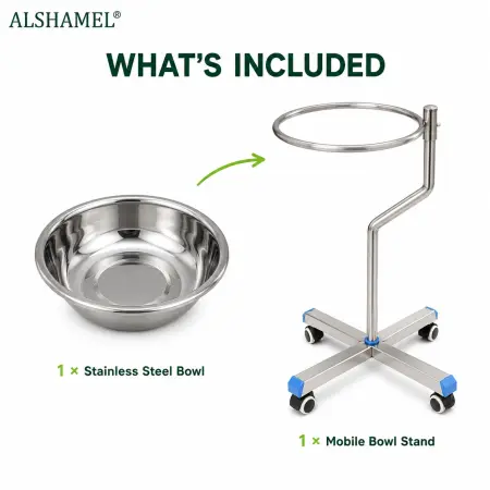 Single Stainless Steel Basin Stand