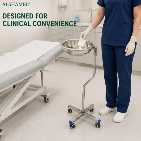 Single Stainless Steel Basin Stand