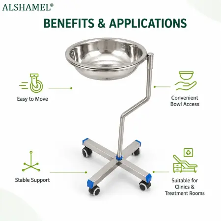 Single Stainless Steel Basin Stand