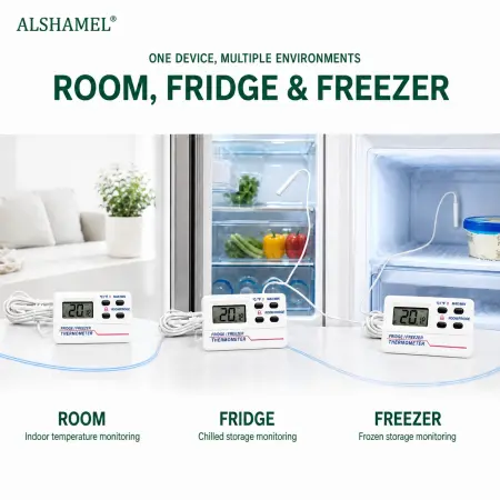 Digital Fridge & Freezer Thermometer