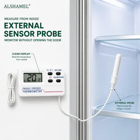 Digital Fridge & Freezer Thermometer