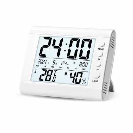 Electronic Thermometer & Hygrometer (Digital Clock)