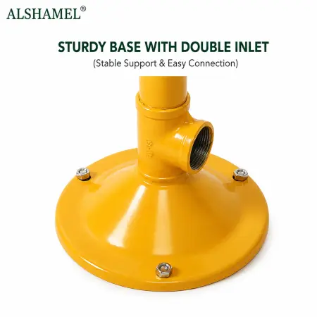 Combination Emergency Safety Shower and Eyewash Station