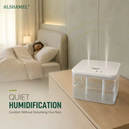 Mini Ultrasonic Humidifier with LED Light