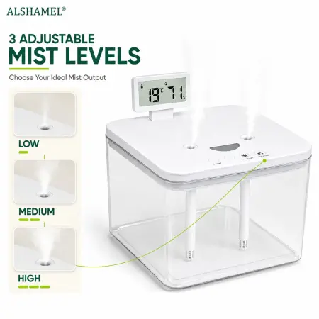 Mini Ultrasonic Humidifier with LED Light