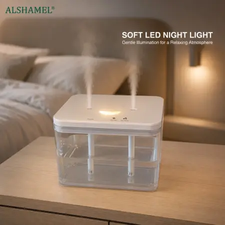 Mini Ultrasonic Humidifier with LED Light