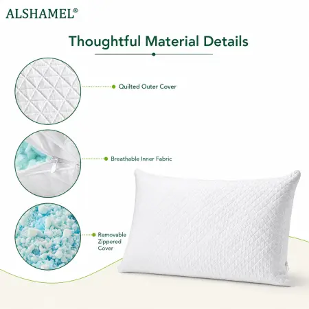 Shredded Memory Foam Pillow