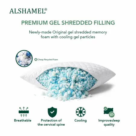 Shredded Memory Foam Pillow
