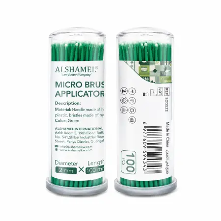 2.0 mm Micro Brush Applicators (Green)