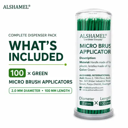 2.0 mm Micro Brush Applicators (Green)