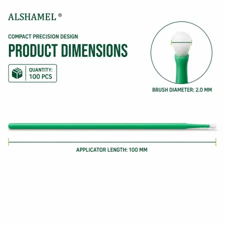 2.0 mm Micro Brush Applicators (Green)