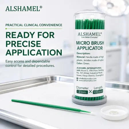 2.0 mm Micro Brush Applicators (Green)