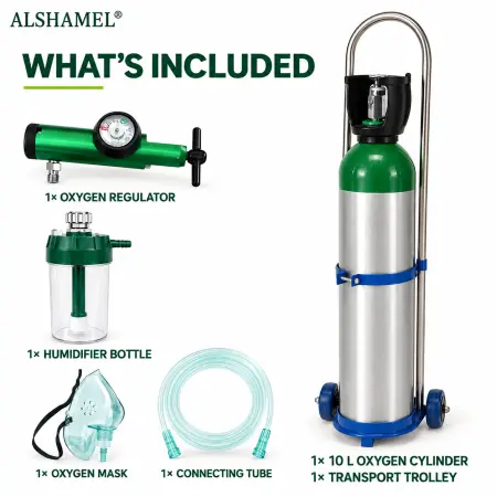 10L Aluminum Oxygen Cylinder