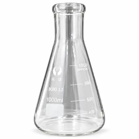 Triangle Glass Flask