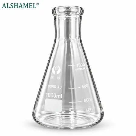 Triangle Glass Flask