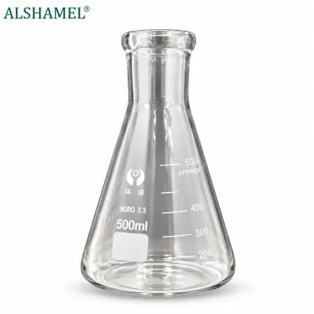 Triangle Glass Flask