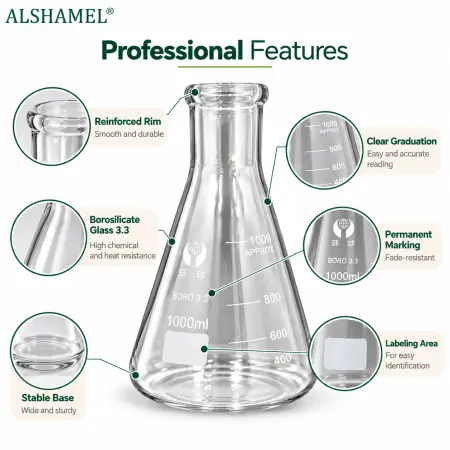 Triangle Glass Flask