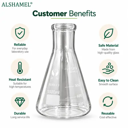 Triangle Glass Flask