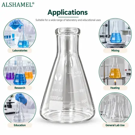 Triangle Glass Flask
