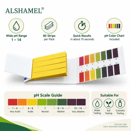 Universal pH Indicator Test Strips 1–14
