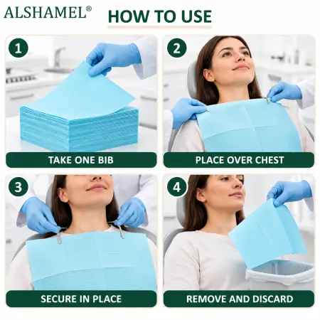 مرايل أسنان للاستعمال مرة واحدة