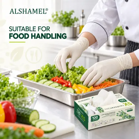ALSHAMEL® Latex Medical Examination Gloves – Powder Free