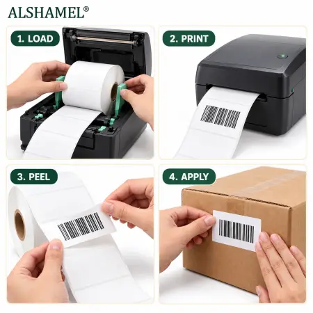 Direct Thermal Barcode Labels