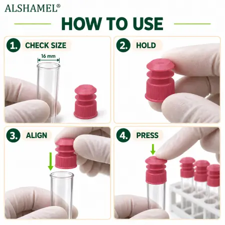 Test Tube Stopper Cap Ø16 mm