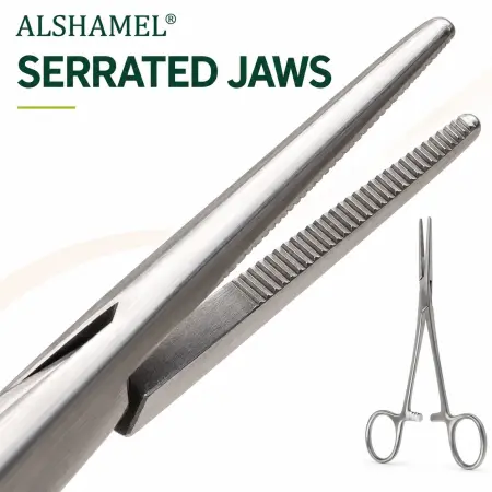 Kelly Hemostatic Forceps, Straight, 6 1/4"