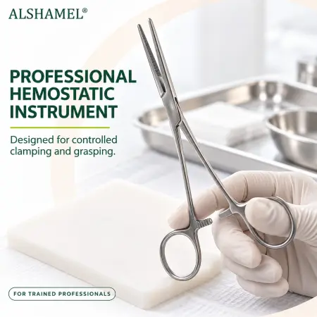 Kelly Hemostatic Forceps, Straight, 6 1/4"