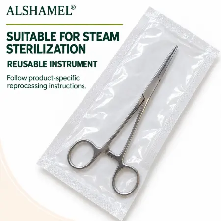 Kelly Hemostatic Forceps, Straight, 6 1/4"