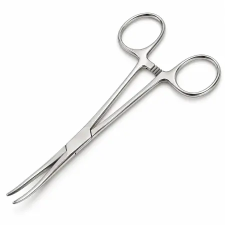 Kelly Hemostatic Forceps, Curved, 6 1/4"