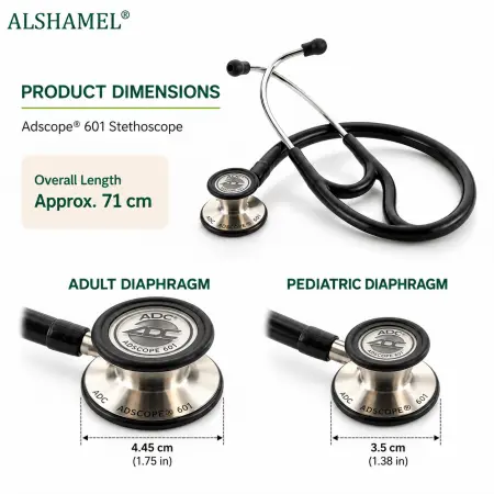 Adscope® 601 Convertible Cardiology Stethoscope