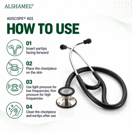 Adscope® 601 Convertible Cardiology Stethoscope