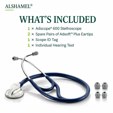 Adscope® 600 Platinum Cardiology Stethoscope